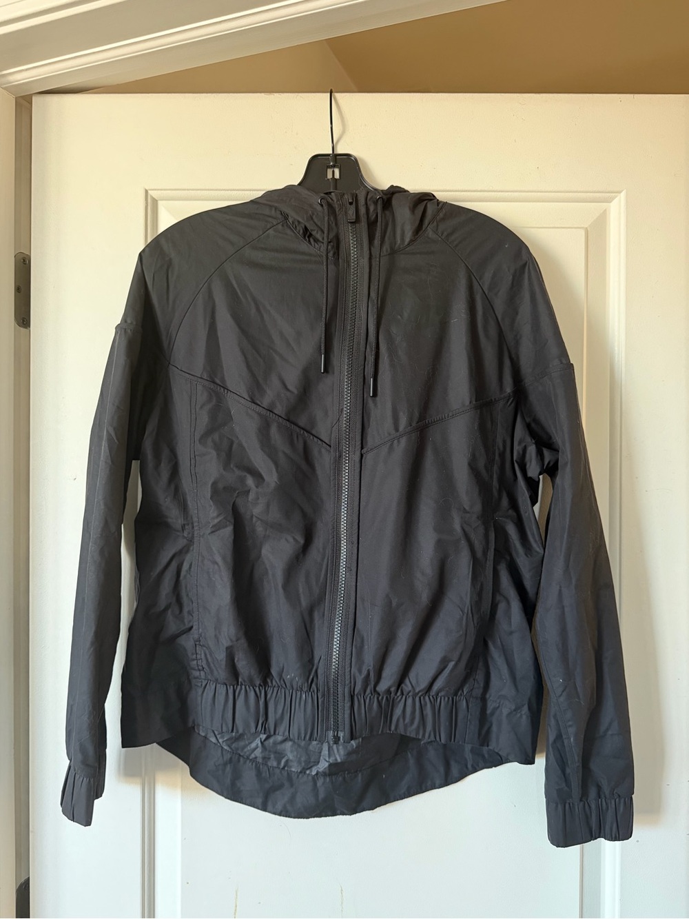 Nike Black Hooded Windbreaker Jacket